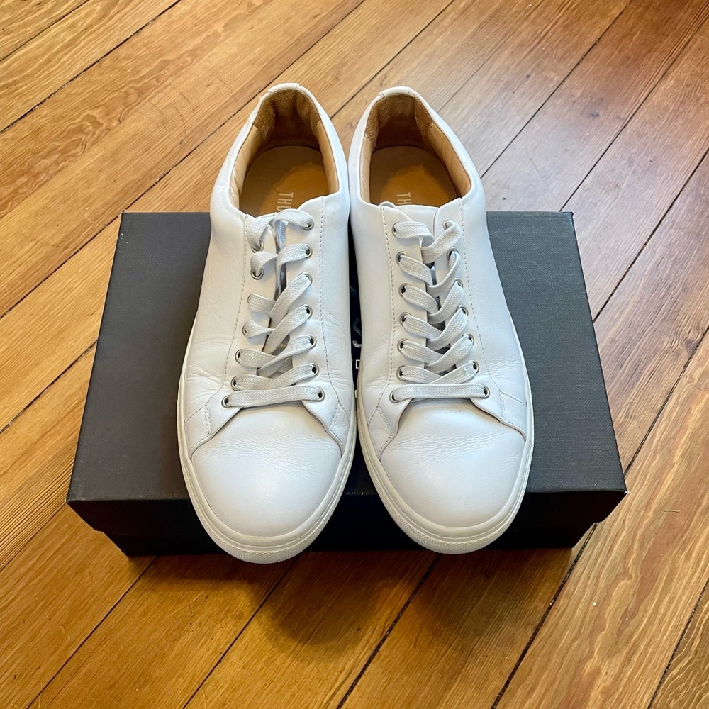 Thursday Boots Premier Low top classic white leather sneakers - size 10.5